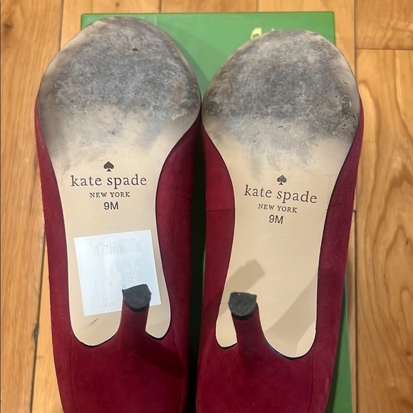 Kate Spade Red Heels Elegant Pumps - Picture 4 of 4